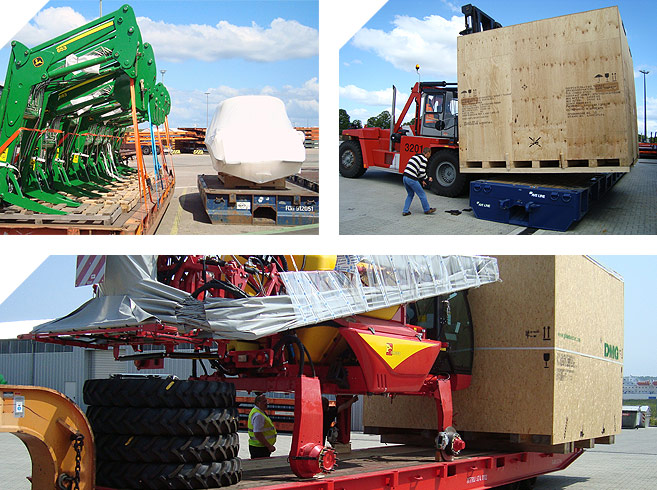 Handling of break bulk